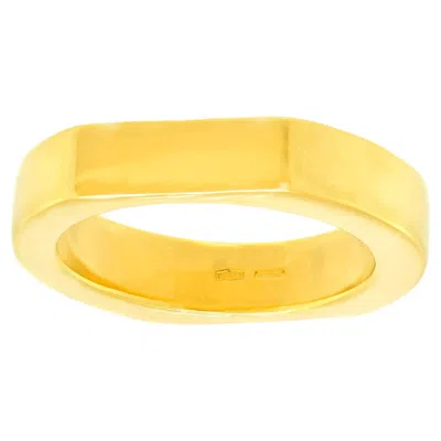 Pre-owned Gucci Seventies  Yellow Gold Ring