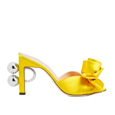 GUCCI SHAWANA EMBELLISHED SATIN MULES