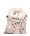 Gucci Shawl Scarf With Rough Edges In Nude
