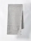Gucci Shawl With Printed Gg Lamé
