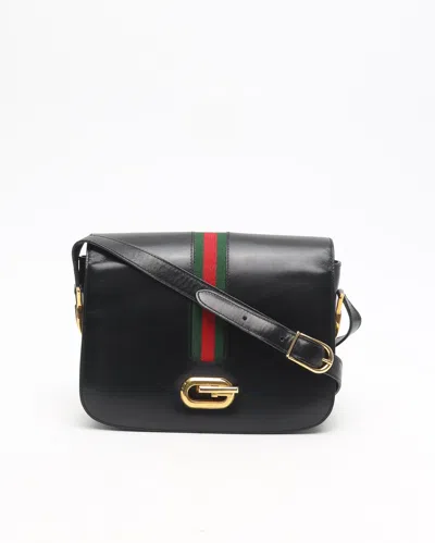 Gucci Shelly Box Bag In Black