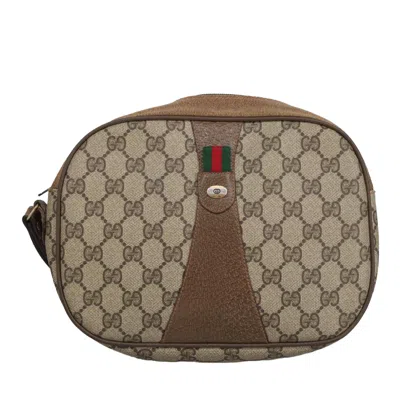 Pre-owned Gucci Sherry Beige Canvas Clutch Bag ()