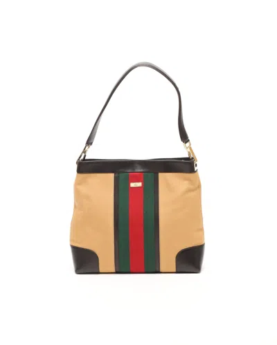 Gucci Sherry Line Bag In White