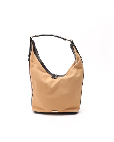 Gucci Sherry Line Hobo Bag In Brown