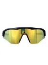 Gucci Shield-frame Sunglasses In Yellow