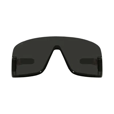 Pre-owned Gucci Shield Sunglasses 'grey/silver' | Women's Size Onesize In Gray