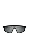 Gucci Shield-frame Sunglasses In Black