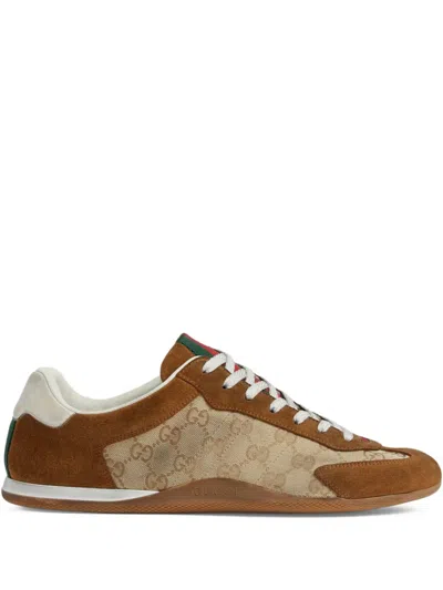 GUCCI SHIFT GG WEB-DETAIL SNEAKERS