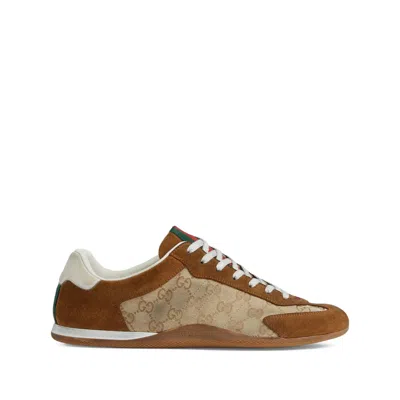 GUCCI SHIFT GG WEB-DETAIL SNEAKERS