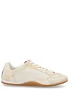 Gucci Elan Washed Leather Low-top Sneakers In Neutral