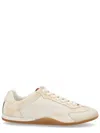 Gucci Leather Sneakers In White