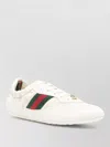 Gucci Shift Sneakers Low Top Rubber Sole In White