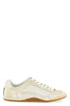 Gucci Elan Washed Leather Low-top Sneakers In Neutral