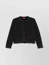 Gucci Shimmering Knit Cardigan With Frayed Edges