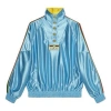Gucci Interlocking G Web Stripe Sweatshirt In Blue