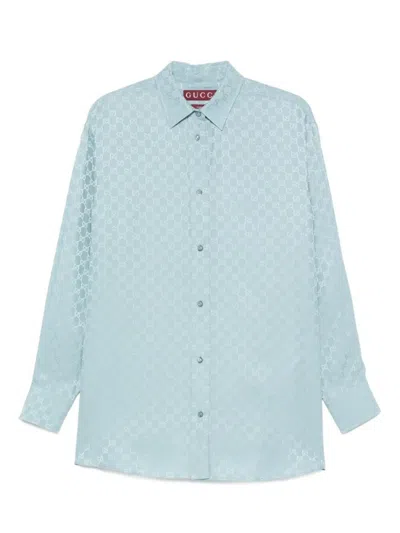 Gucci Shirt In Blue