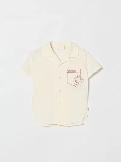 Gucci Shirt Kids  In White