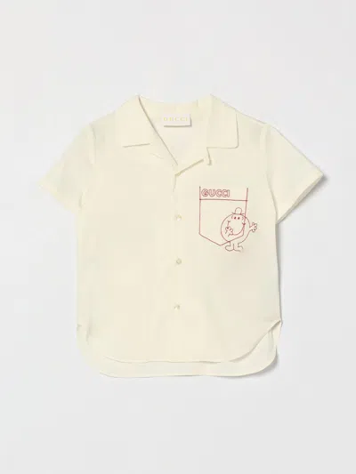 Gucci Babies'  Shirt Kids In Yellow
