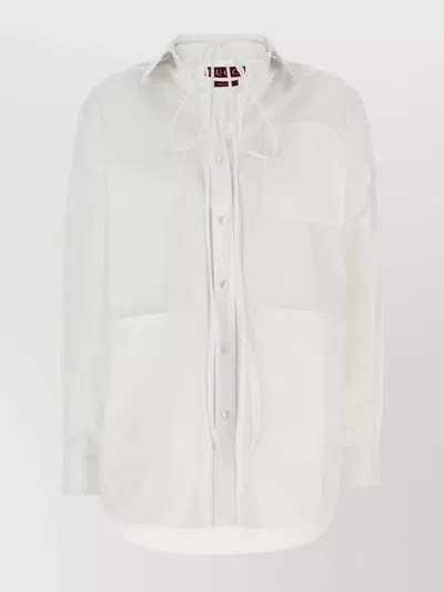 Gucci Shirt Long Sleeves Chest Pocket In White