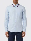 Gucci Oxford Shirt Web Collar Long Sleeves In Blue
