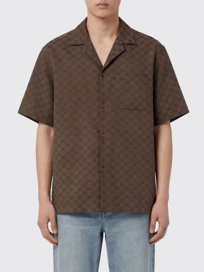 Gucci Shirt Men  In Black