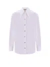 Gucci Buttoned-up Cotton Shirt In White