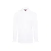 Gucci Men Skinny Fit Cotton Shirt With Buttons Closure And Long Sleeve In White
