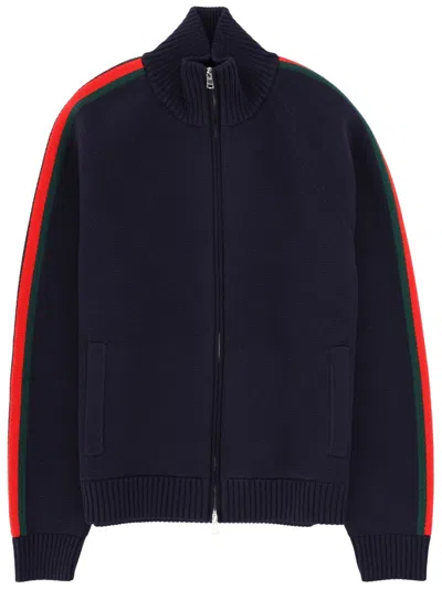 Gucci Shirt With Zipper Closure In Black