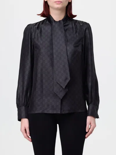 Gucci Shirt Woman In Black