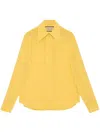 Gucci Crepe De Chine And Silk Shirt In Yellow