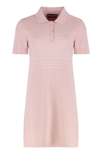Gucci Shirtdress In Pink