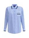 Gucci Horsebit Striped Cotton Shirt
