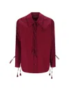 Gucci Cotton Popeline Shirt With Ties And Laces Profiles