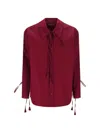 Gucci Cotton Popeline Shirt With Ties And Laces Profiles