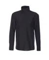 Gucci Technical Panama Shirt Shirt And Blouse Black In Black