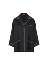 Gucci Monogram-jacquard Shirt In Black