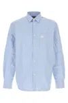 Gucci Men Embroidered Poplin Shirt In Stripped