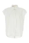 Gucci White Poplin Shirt In White
