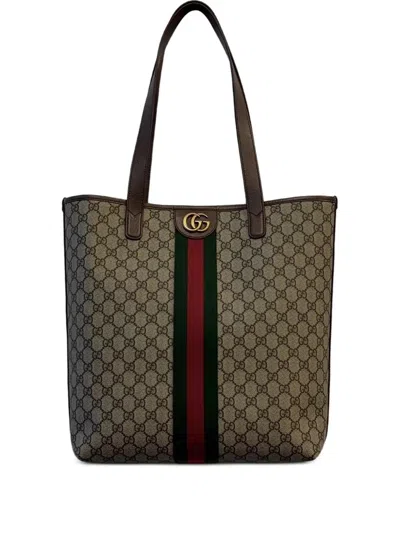 Gucci Shopper Bag Ophidia In Brown