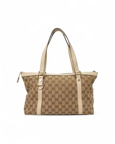 Gucci Shopper Medium Gg Supreme Cream