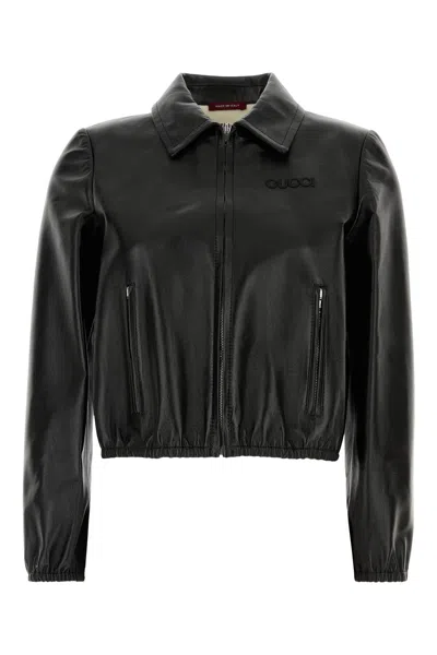 Gucci Black Leather Jacket