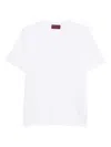 Gucci Rhinestoned-logo Cotton T-shirt In White