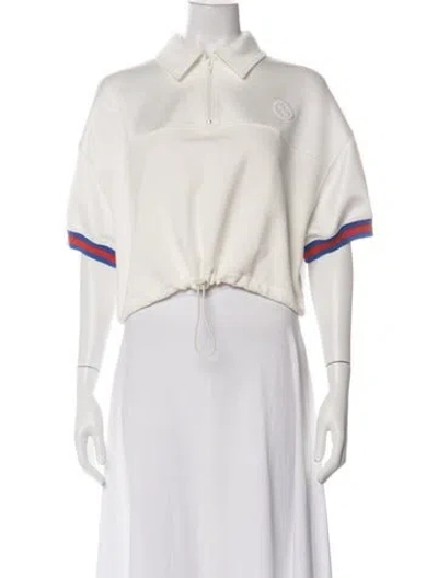 Pre-owned Gucci Short Sleeve Polo In Neutral
