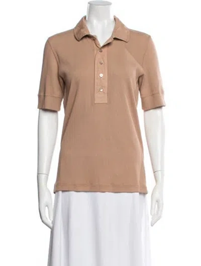Pre-owned Gucci Short Sleeve Polo In Neutrals