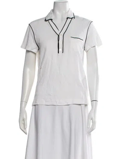 Pre-owned Gucci Short Sleeve Polo In Neutrals