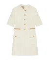Gucci Short-sleeve Shift Dress In White