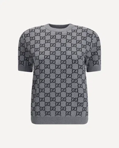 GUCCI SHORT-SLEEVE SWEATER