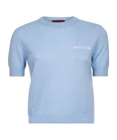 Gucci Short-sleeved Knitted T-shirt