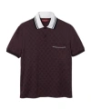 Gucci Short-sleeved Polo Shirt In Black