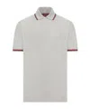 Gucci Cotton Polo Shirt Featuring Web Detail In White